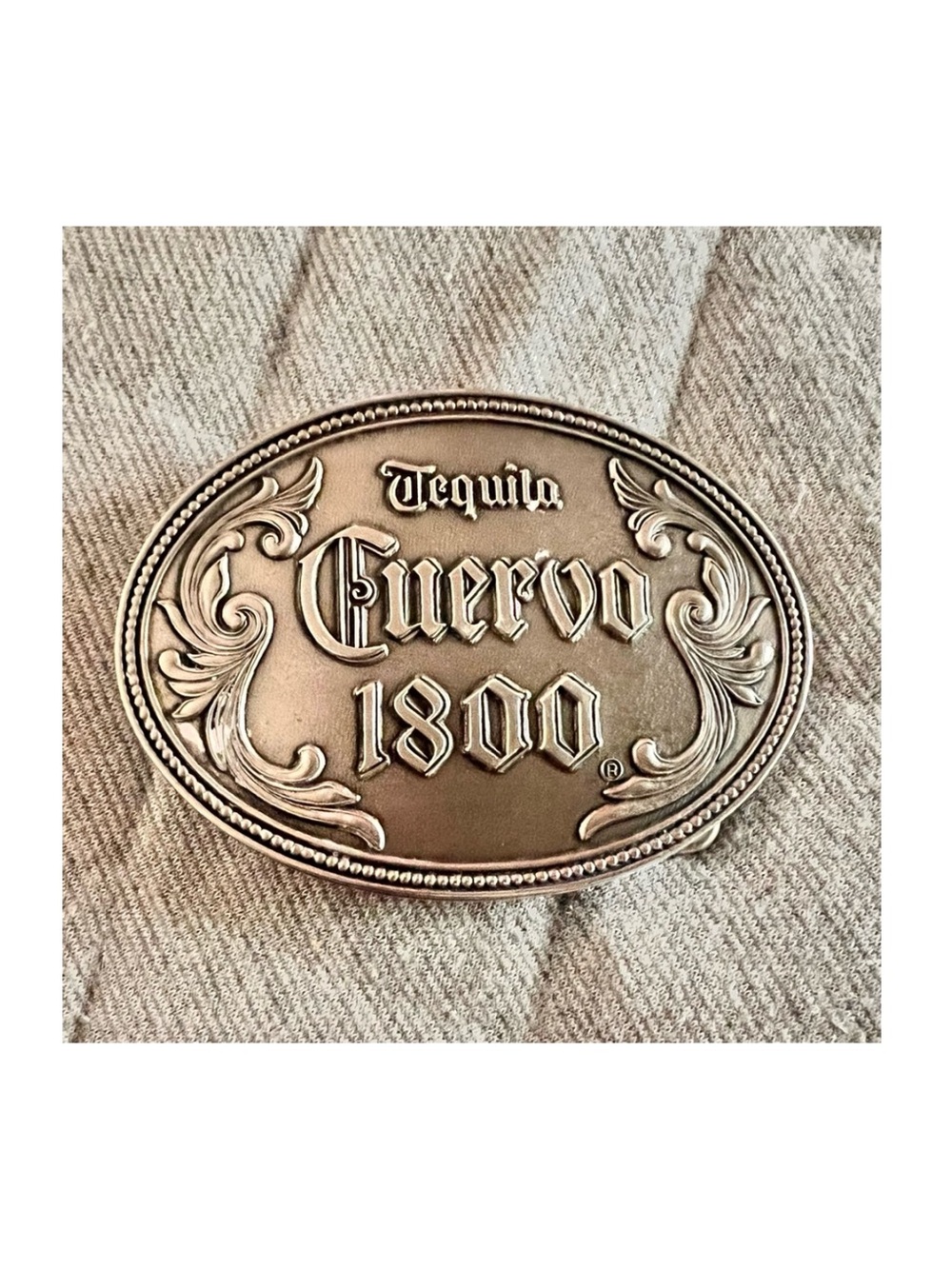 CUERVO 1800 TEQUILA Metal Belt Buckle